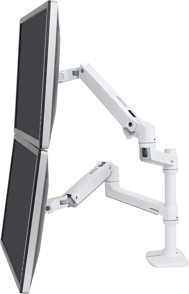 Ergotron LX Series 45-492-216 24" White Flat Panel Desk Mount