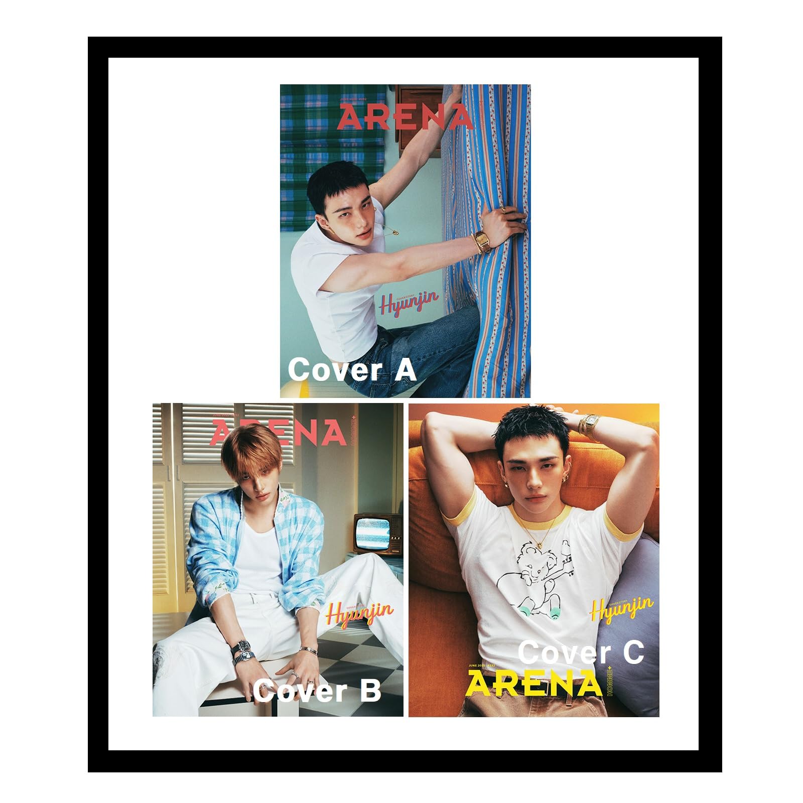 Amazon.com: Arena Homme+ Magazine Korea June 2025 [Stray