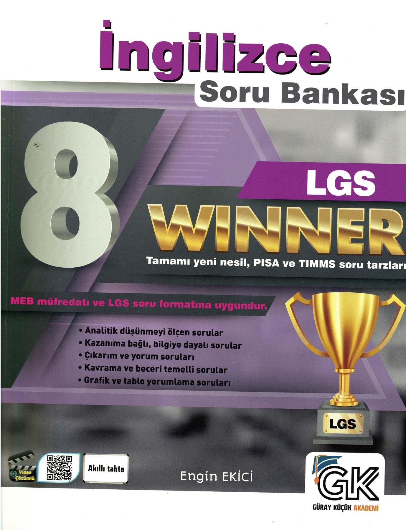 Gür 8.Sınıf Winner İngilizce Soru Bankası