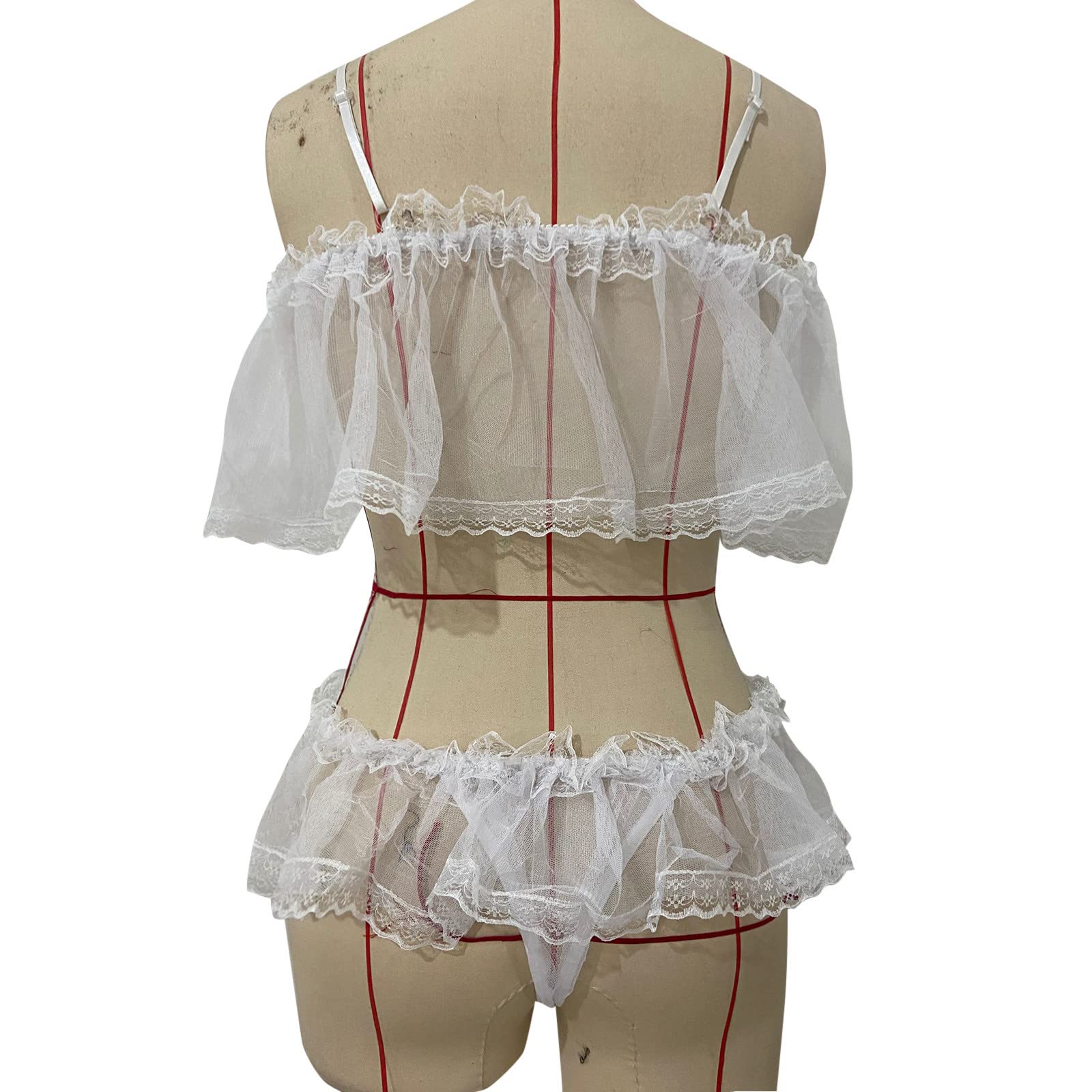 2026 Ensemble de Lingerie en Dentelle avec Armatures pour Femmes Deux pièces en Transparente pour Nuits romantiques