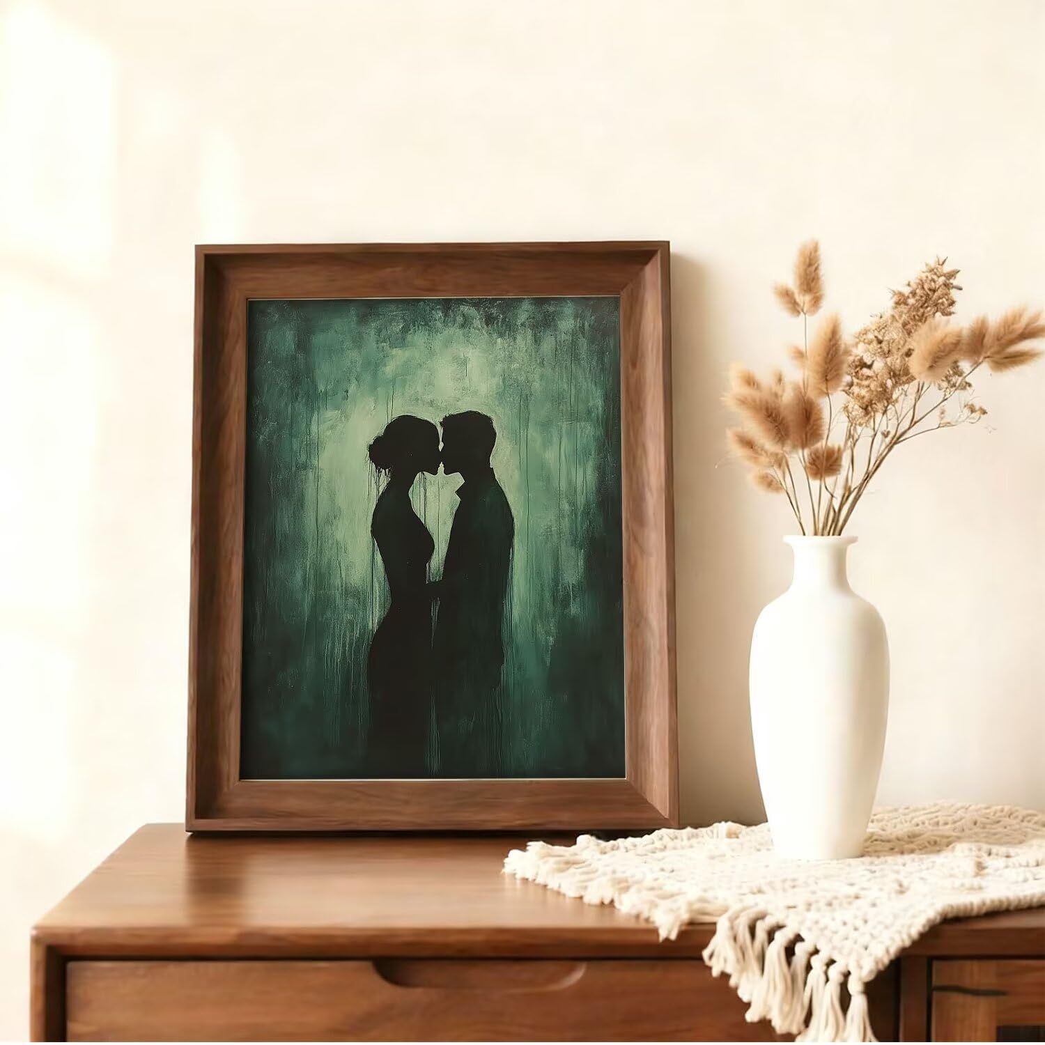 Diamond Painting Abstrait Couple Mosaique Loisir Creatif Kit, Diy Diamond Point de Croix Broderie, Cristal Art Kit Peinture Diamant, Automne Halloween Decoration Murale, Cadeau Noel 90x120cm W-l-332