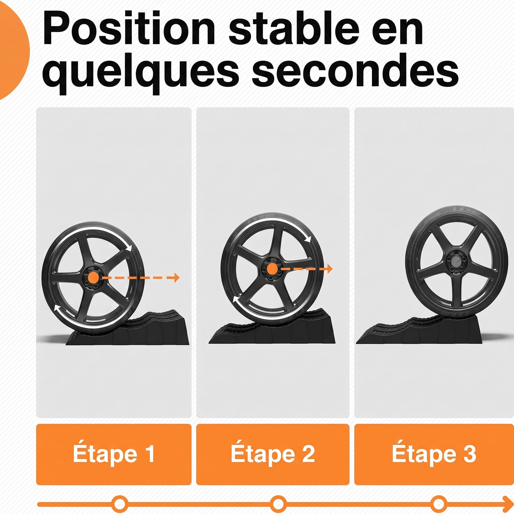 Cales de nivellement pour Camping-Car & Caravane – Lot de 2 avec 3 hauteurs (4/7/10 cm), Bandes antidérapantes & Sac de Transport – 5000 kg