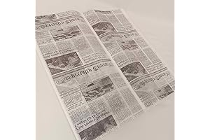 Oasis Supply Grease Resistant Newspaper Wrapping Paper for Sandwiches