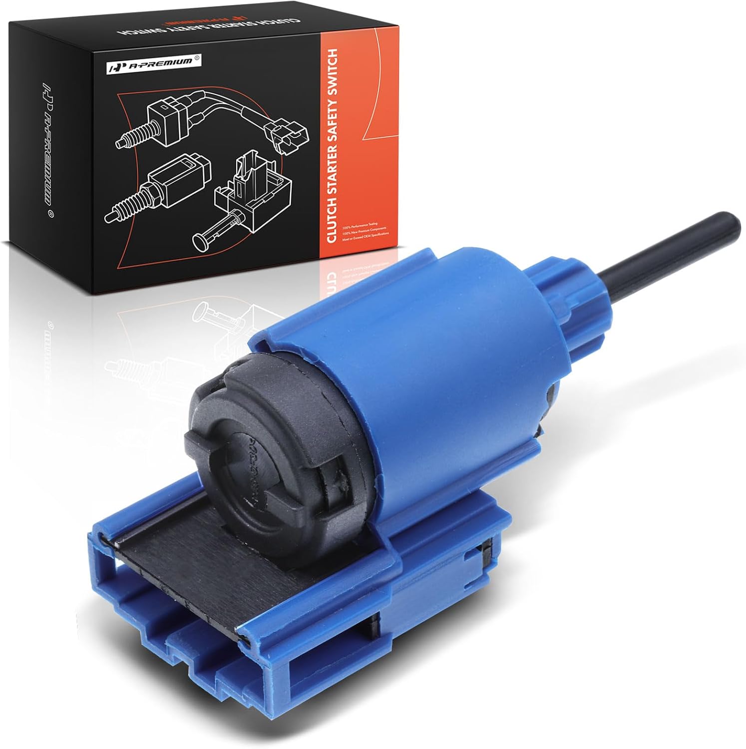 A-Premium Clutch Starter Safety Switch Compatible with Volkswagen Jetta 1999 2001-2002 Golf 2000-2002 Beetle 1998-2002 Audi A4 A4 Quattro 2002-2009