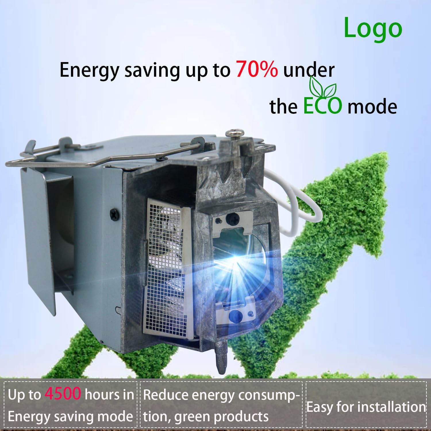 Replacement Projector Lamp Bulb For Optoma, NEC, Acer, Ricoh & More - NP36LP / BL-FP190E Equivalent, 190W, 4500-Hour Life