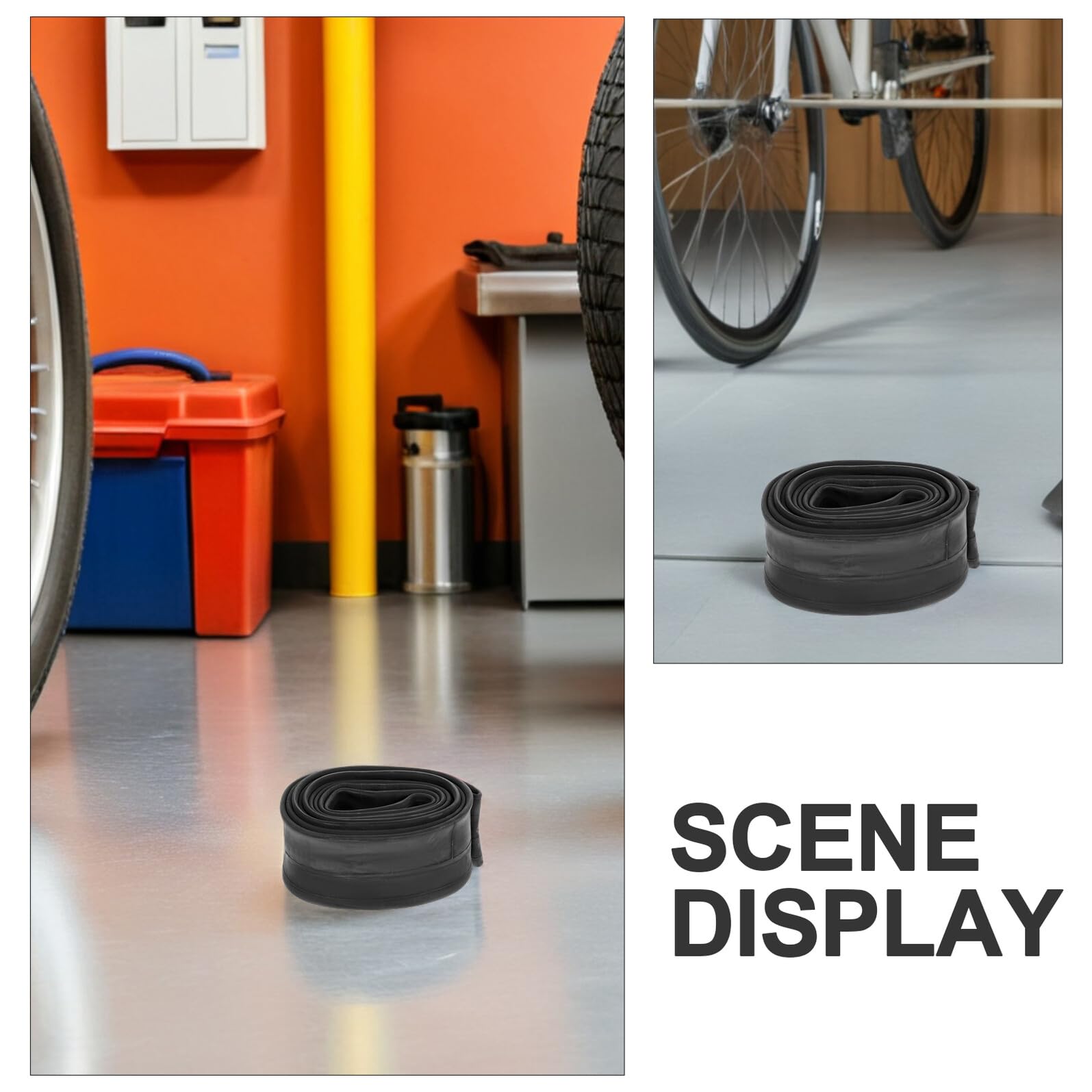 VICASKY Lot de 3 Chambres à Air pour Vélo de Route 26 Pouces en Caoutchouc Renforcé avec Valve Américaine Compatibles VTT et Vélos Pliants Étanches et Légères pour Usage Urbain et