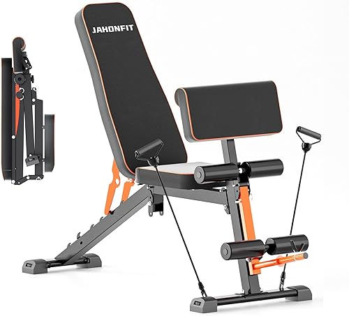 Banco de peso ajustable, banco de entrenamiento plegable inclinado, banco de sentarse, banco multifuncional, equipo de gimnasio en casa para