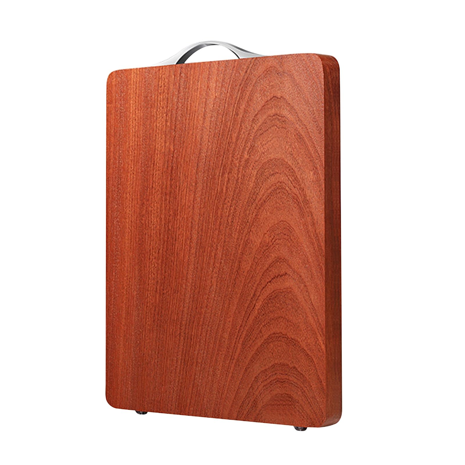 Tablas de cortar de madera de ébano for carne, verduras y frutas. Mango de aleación de aluminio.(21.6 x 15.7 x 1.2in)
