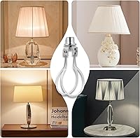 Vista 6 de Soporte para pantalla de lámpara, adaptador de clip de bombilla de pantalla, adaptador de clip para pantalla de lámpara, incluye niveladores