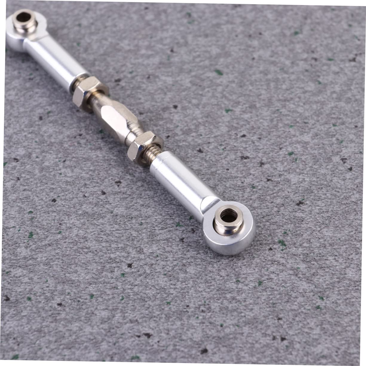 Kisangel Truck Accessories 6pcs 71mm Aluminum Turnbuckle Rod Linkage Precision Machined for Durability Appearance