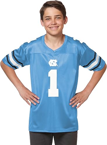 Little King NCAA - Touchdown Pass, camiseta de fútbol para jóvenes y adolescentes, tallas para jóvenes, S y jóvenes, XL