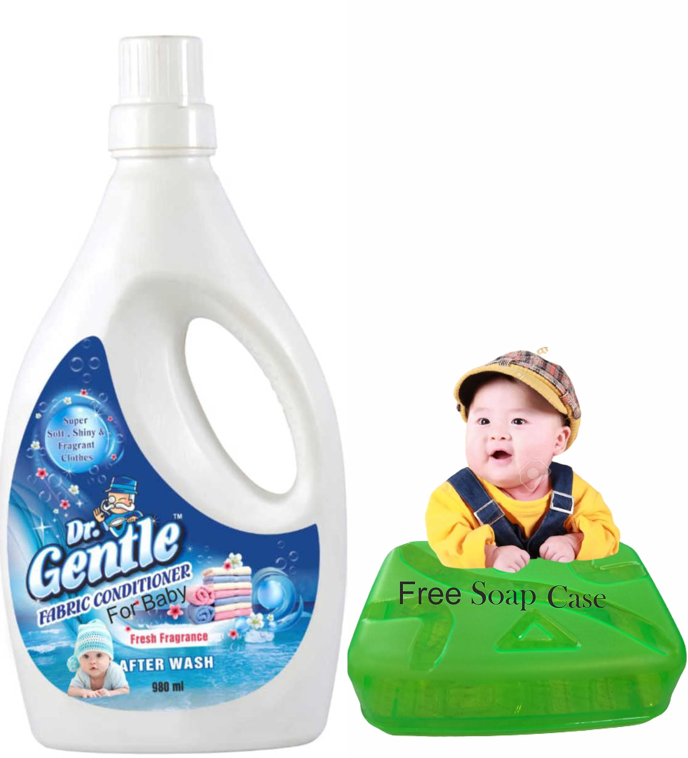 Baby Comfort Morning Fresh Fabric Conditioner 1000 mL | After Wash Liquid Fabric Softener | Softness, Shine & Long Lasting Freshness