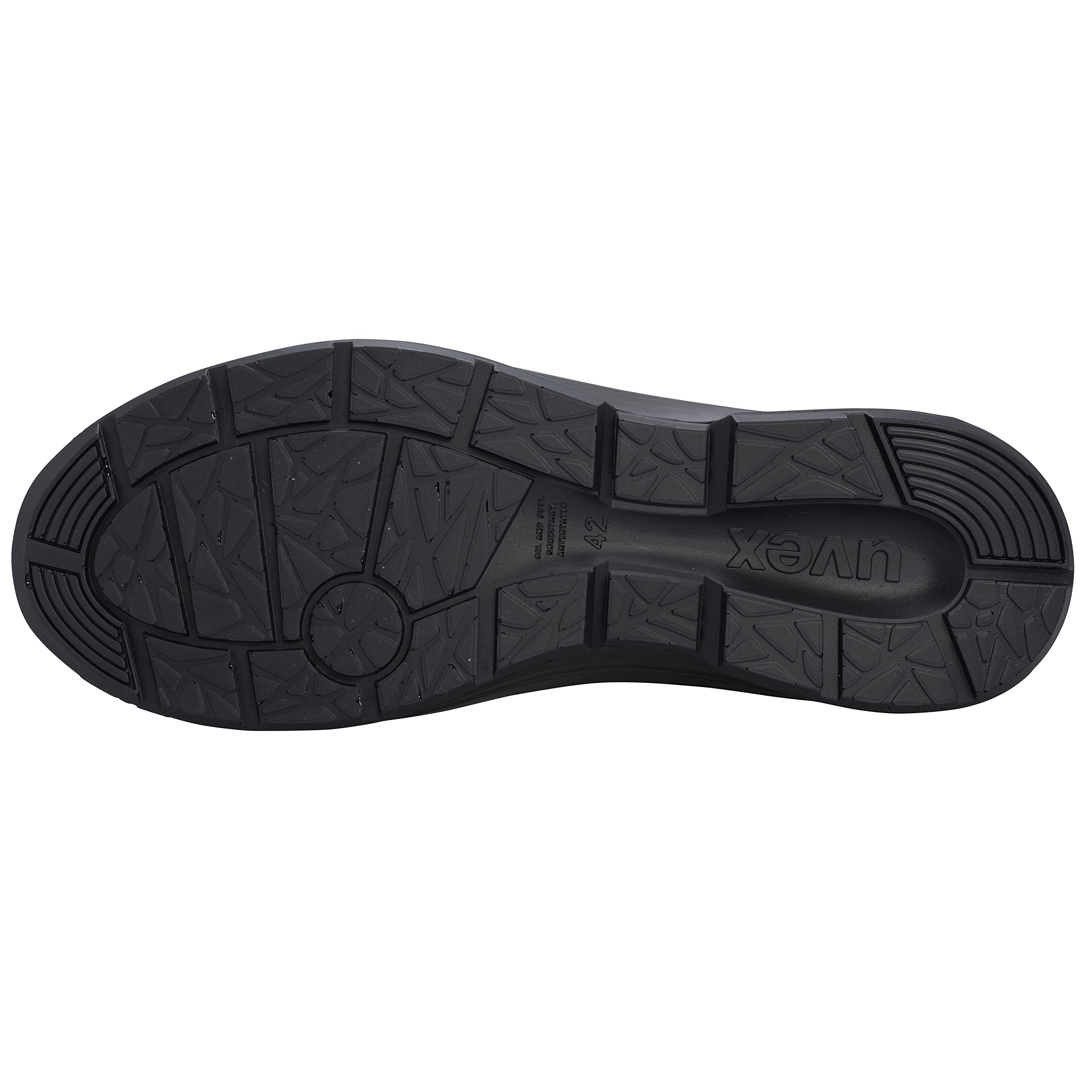 Uvex 1 Sport Arbeitsschuhe - Sicherheitsschuhe S3 SRC ESD - Schwarz - Weite 14 / Extra Breit
