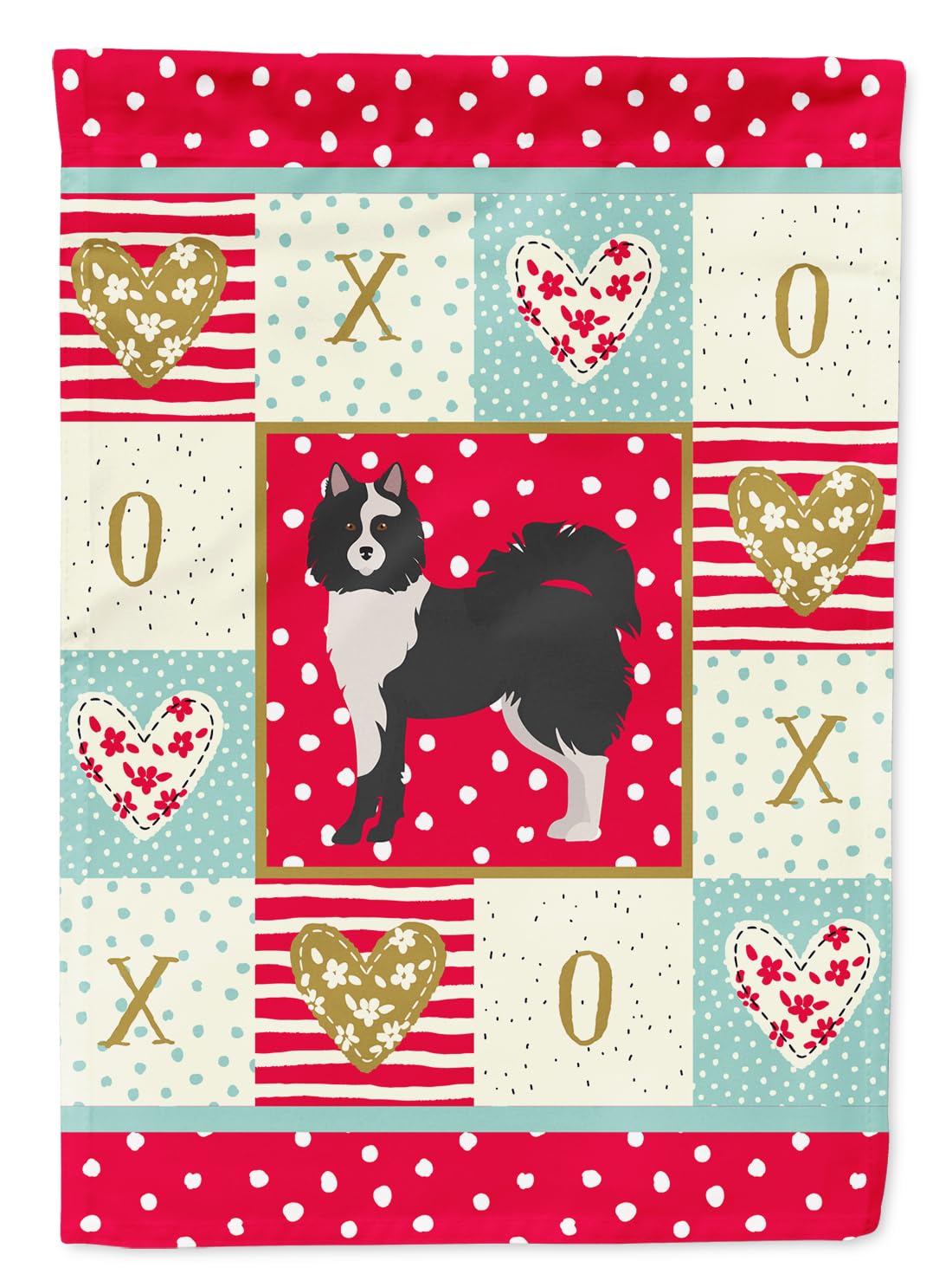 Drapeau de jardin Elo Dog CK5829GF décoration extérieure multicolore pour maison