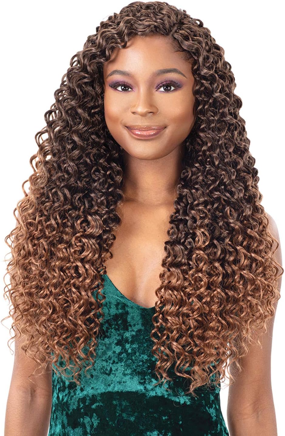 SBME SYNTHETIC CROCHET 3X MAZO CURL 18" (1B)