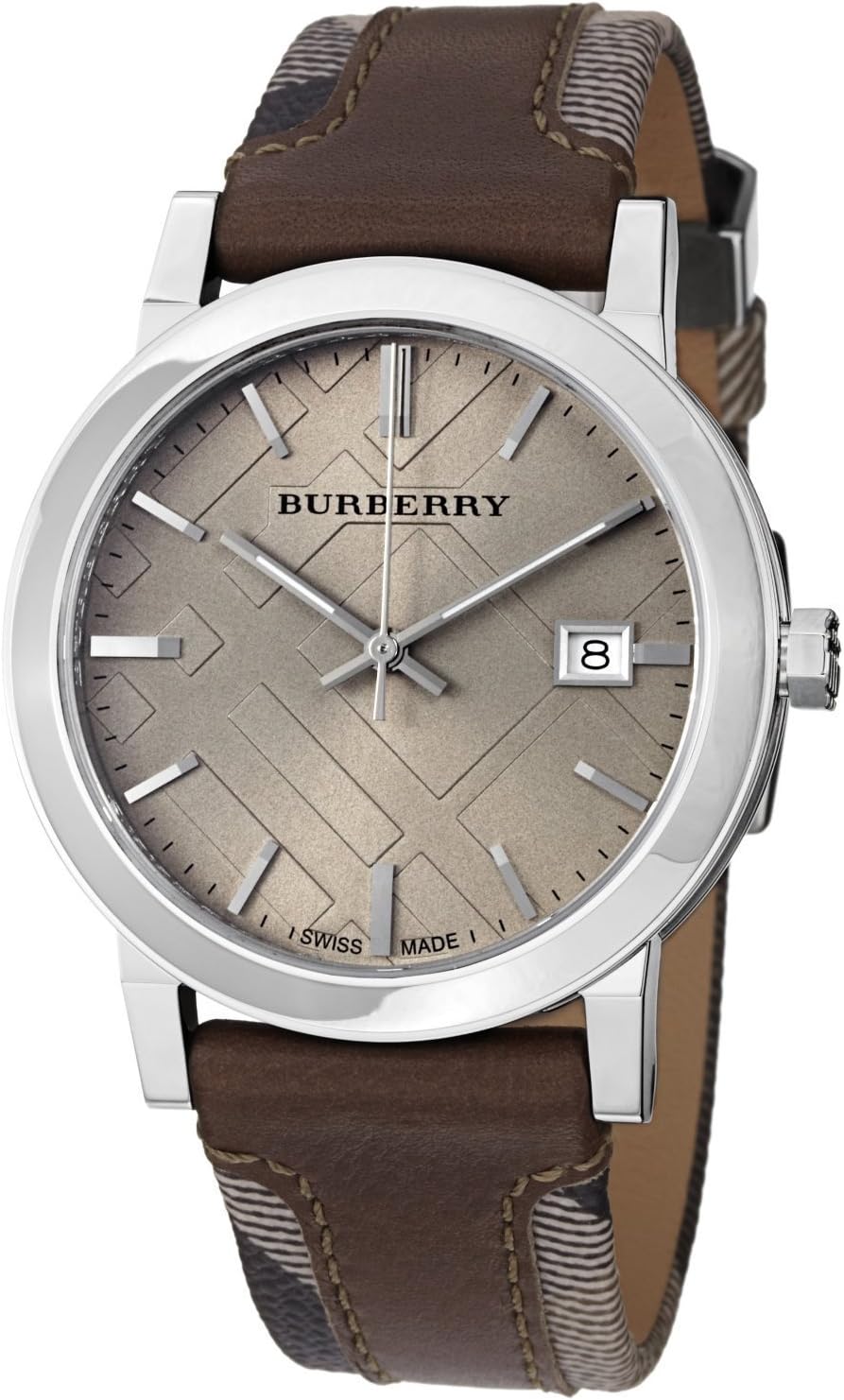 Burberry Men's Burberry Check Strap Watch BU9020 Men's Watch (wwbu00170m) [Parallel Import]