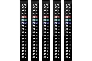 5pcs Brewing Aquarium Thermometer Strips 39-97°F