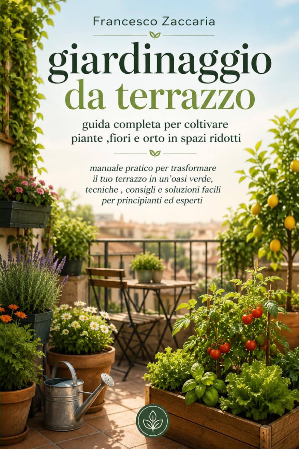 Giardinaggio da terrazzo : guida completa per coltivare piante ,fiori e orto in spazi ridotti.: Manuale pratico per trasformare il tuo terrazzo in un ... soluzioni facili per principianti ed esperti