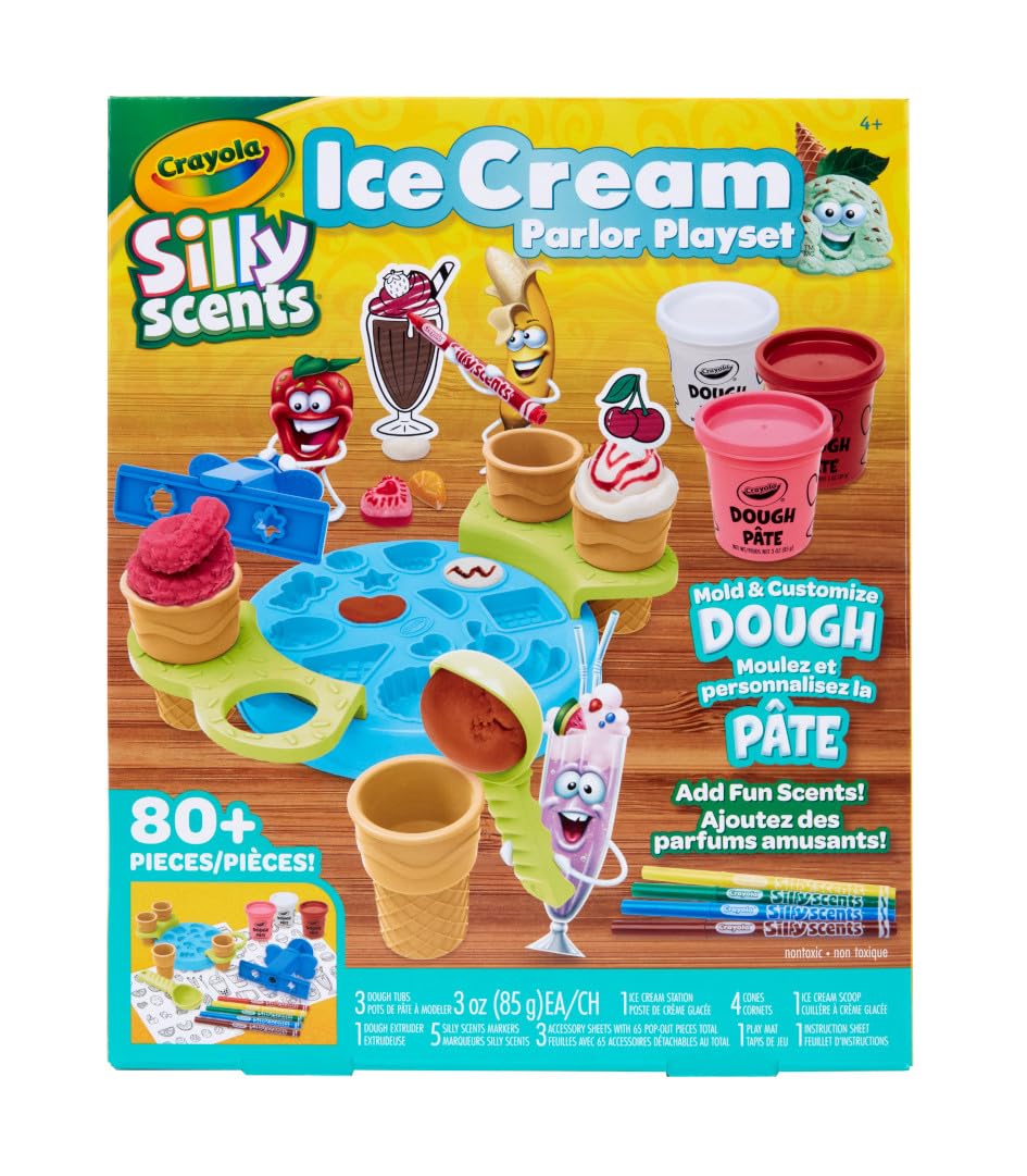 Amazon.com: Crayola Silly Scents Ice Cream Toy, Kids Modeling
