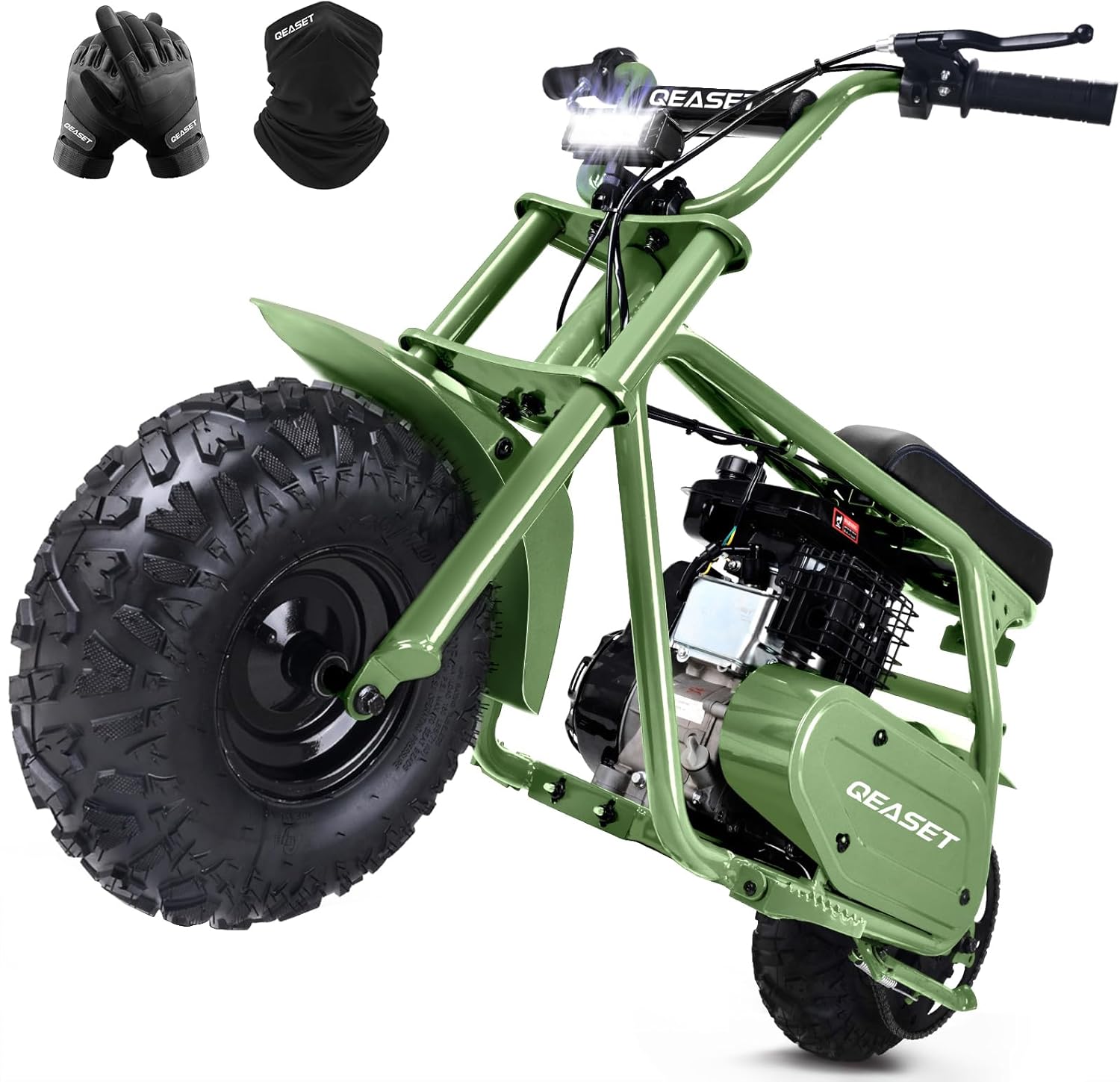 99cc Gas Powered Mini Dirt Bike for 13+, 4-Stroke Mini Motorbike, Pit Bike, 34.5KM/H Max Off-Road Gas Dirt Bike, Rear Disc Brake, 85% Pre-Assembled for Kids and Adult, 200lbs Capacity