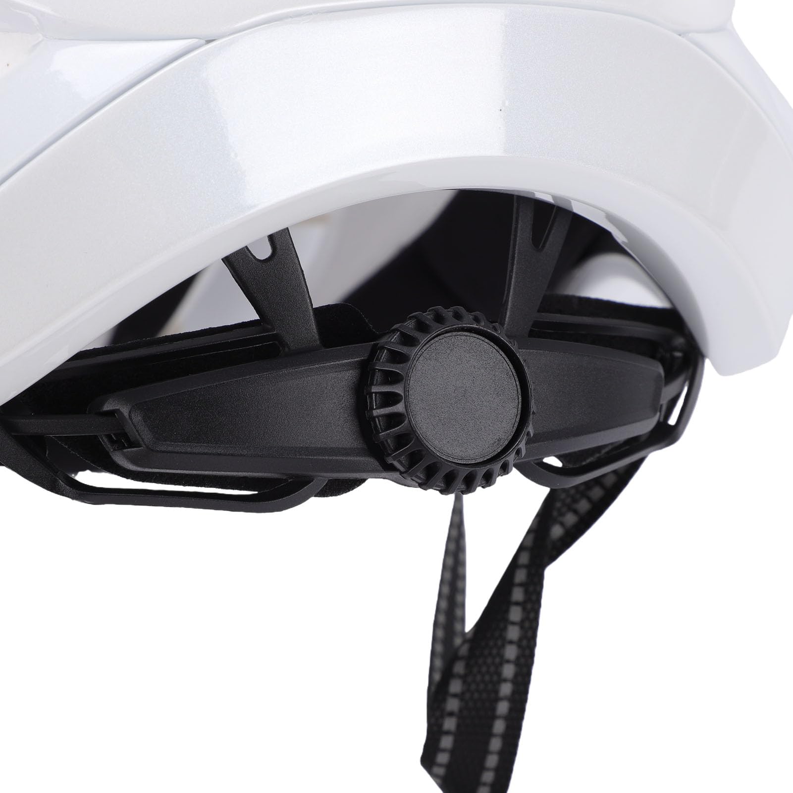 Casco de Ciclismo Ajustable Blanco Brillante Protección Elegante para Hombres Mujeres Ciclismo de Montaña de Carretera