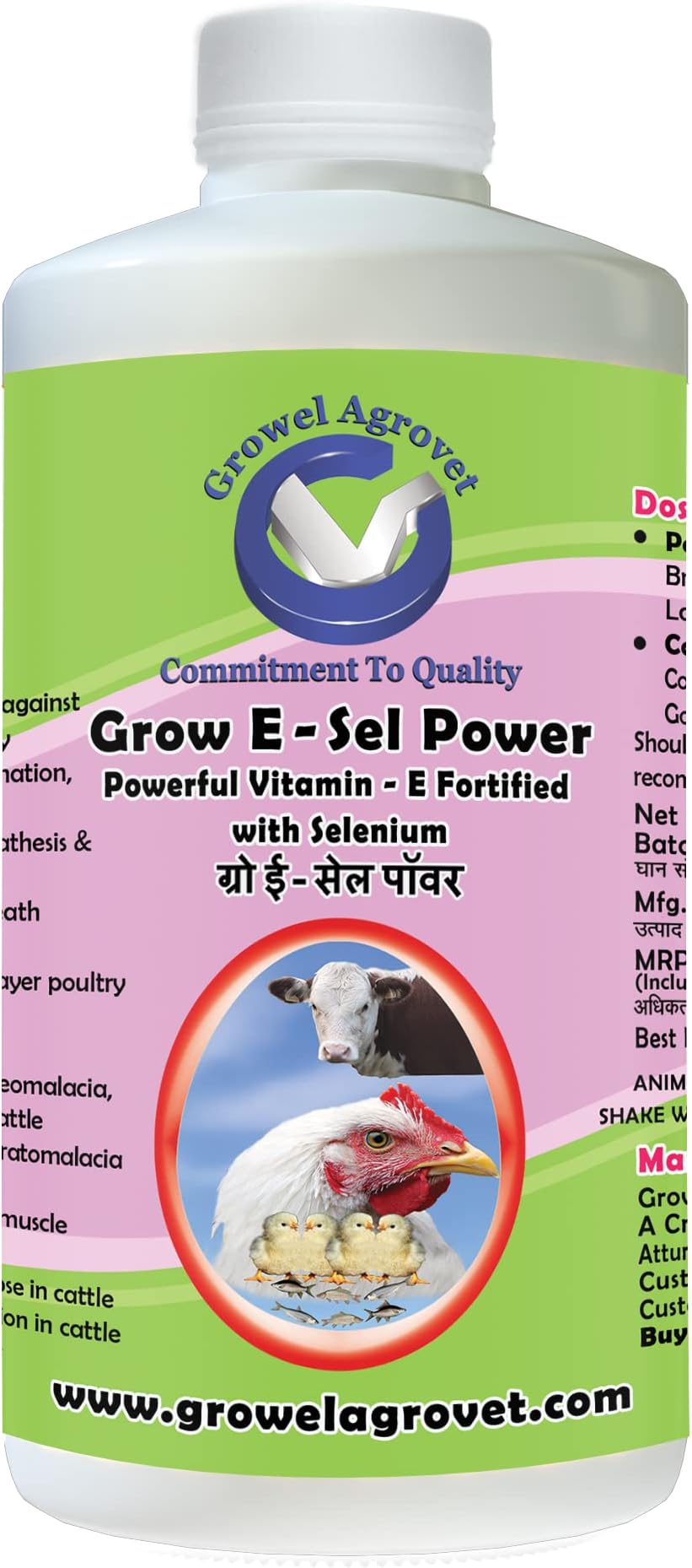 Growel Amino Power A Blend of 46 Amino Acids, Vitamins, and Minerals