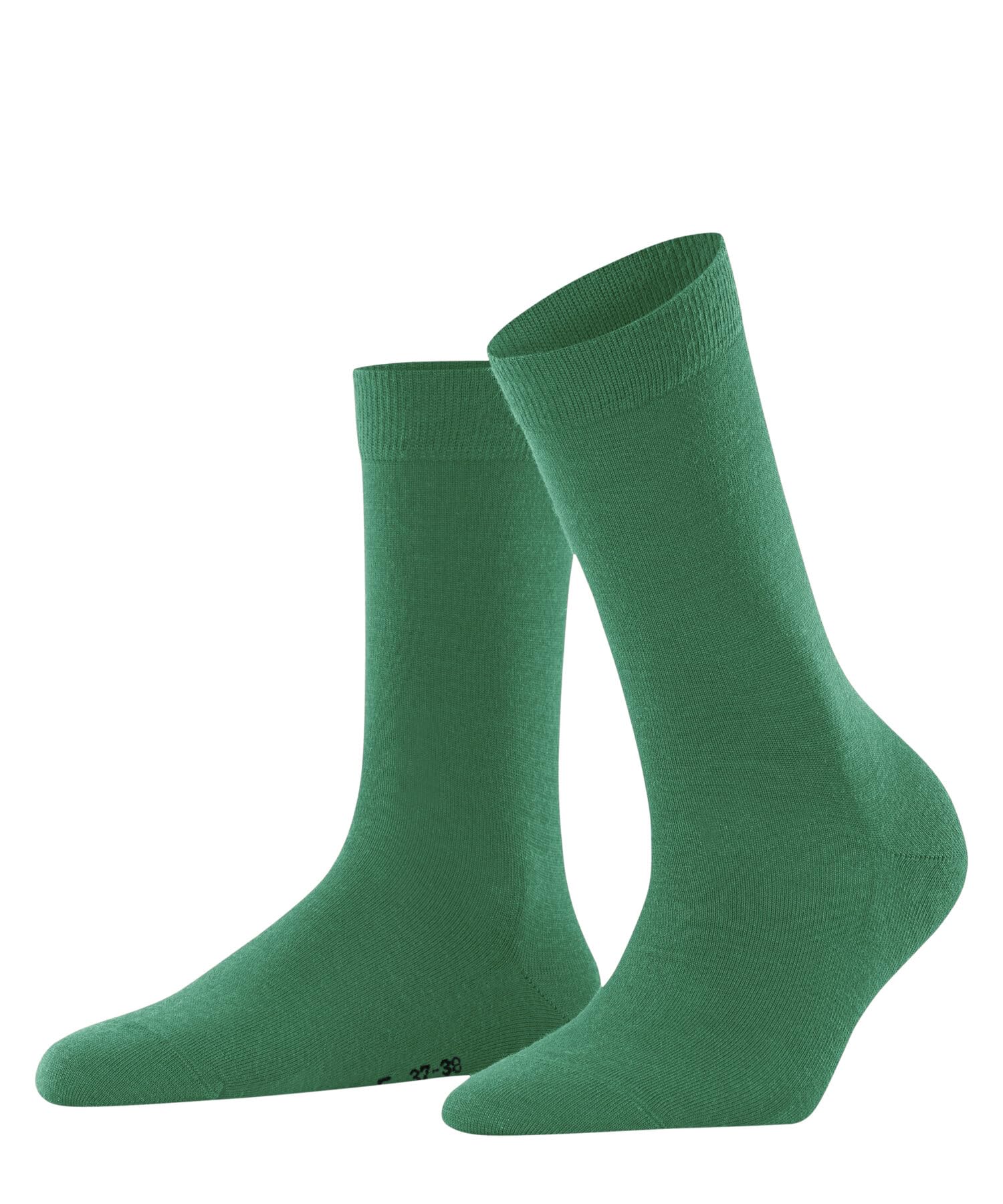 FALKE Women's Softmerino W So Wool Cotton Plain 1 Pair Socks, Green Tourmaline 7618, 4-5