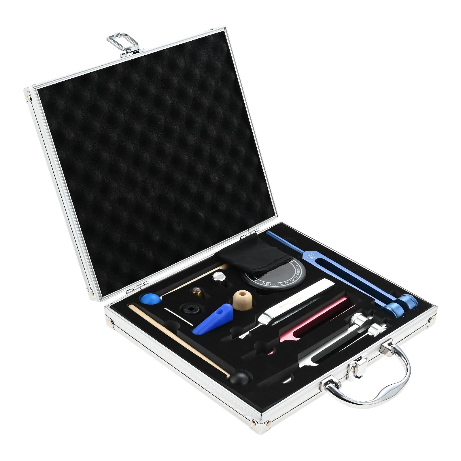 4 Stück Stimmgabeln 440 Hz MI528 0M272.2 für OM136.1. Klangheilung Stress abbauen Genaue Aussprache Instrument Yoga Meditation