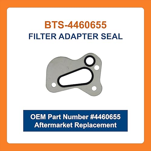 Miniatura 2 de BTS-4460655 - Sello adaptador de filtro, compatible con Danfoss Series 40 / M46, repuesto para OEM 4460655, Sello Adaptador Filtro de Aceite