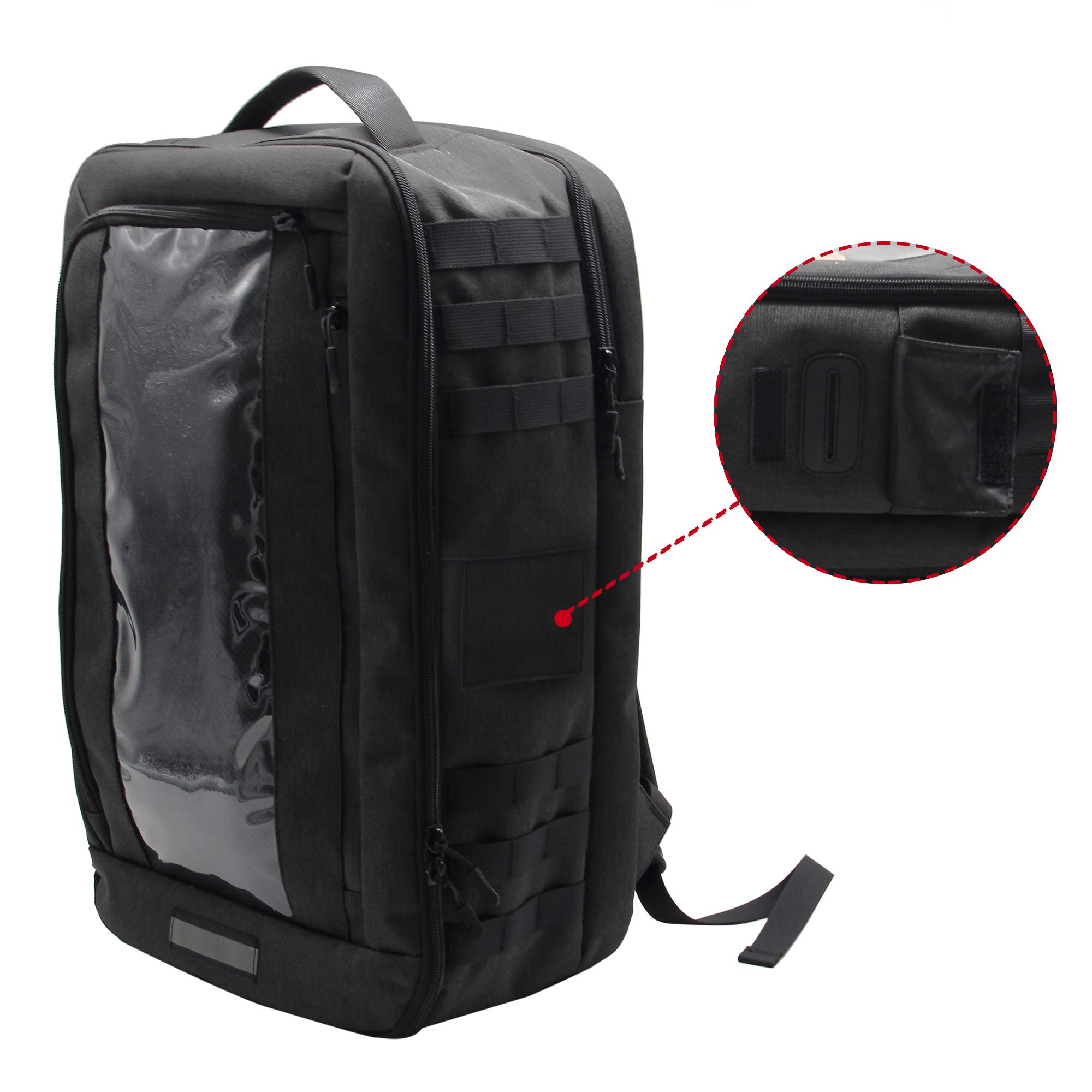 Qanba Shield Display Window Travel Backpack product thumbnail 4