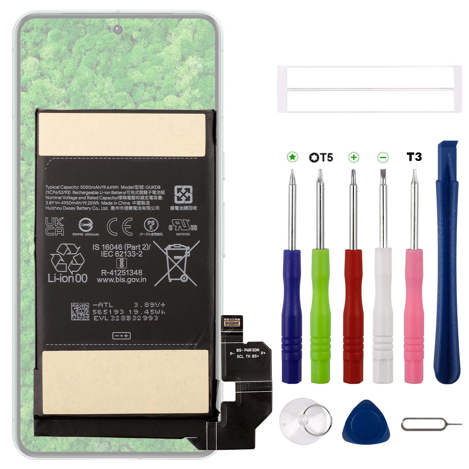 Amazon.com: SWARK New GUKD8 Rechargeable Battery Compatible with