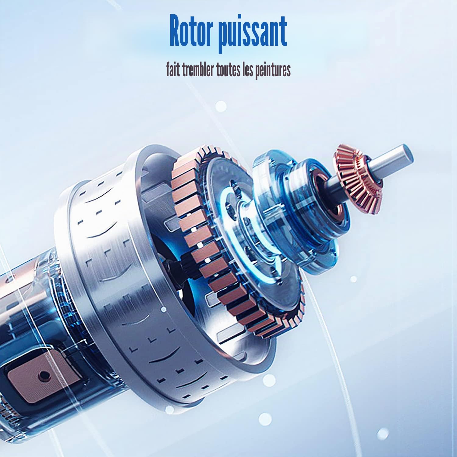 FOUR E'S SCIENTIFIC Mini Vortex Mixeur Agitateurs Vortex 5.5mm Diamètre d'orbite Tactile Mode Mélange Agitation Vortex Mitigeur 5000RPM 50mL pour Tube à Essai Laboratoire
