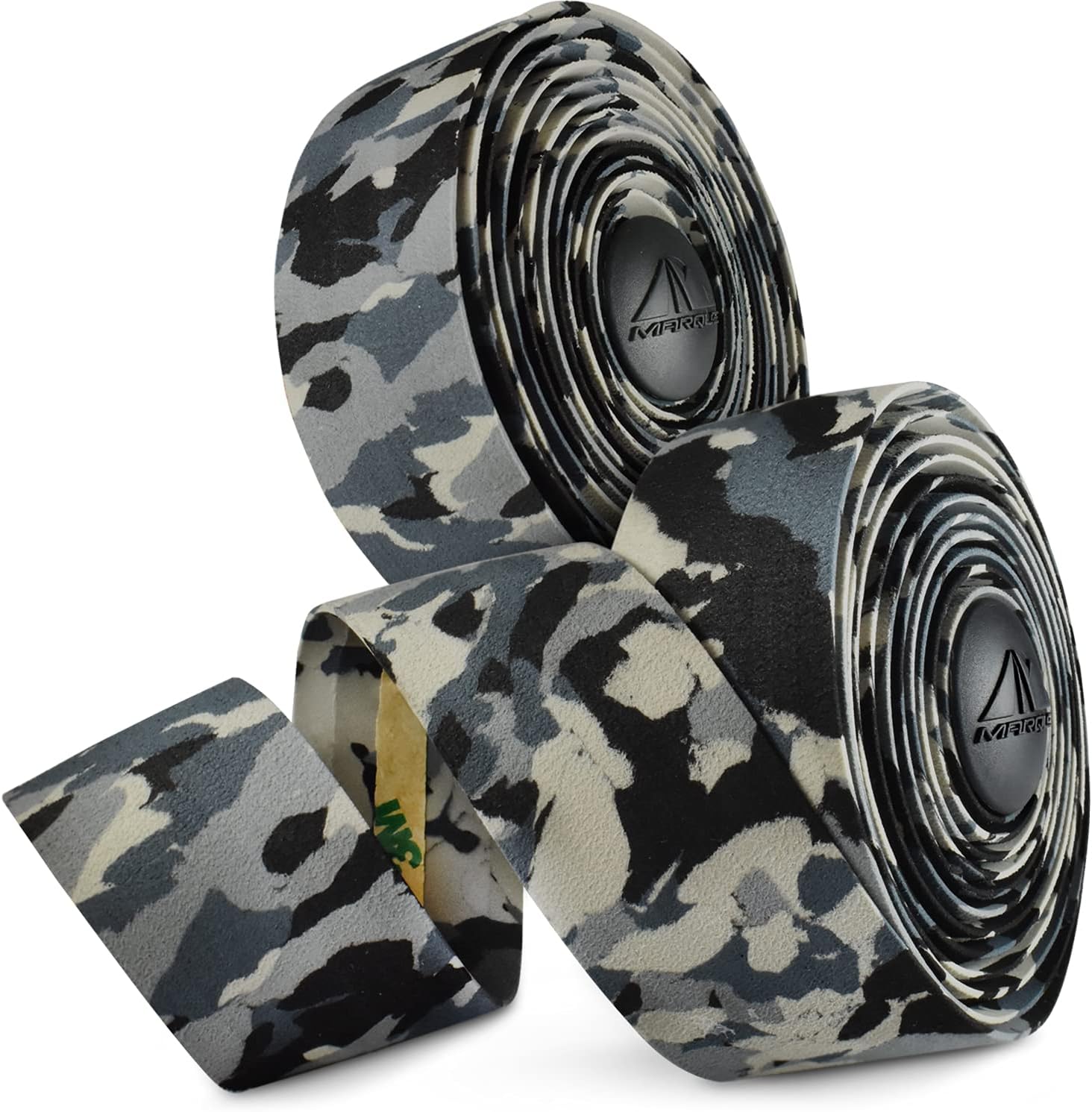 MARQUE Camouflage Road Bike Handlebar Tape – 2PCS per Set (Gray/Black)