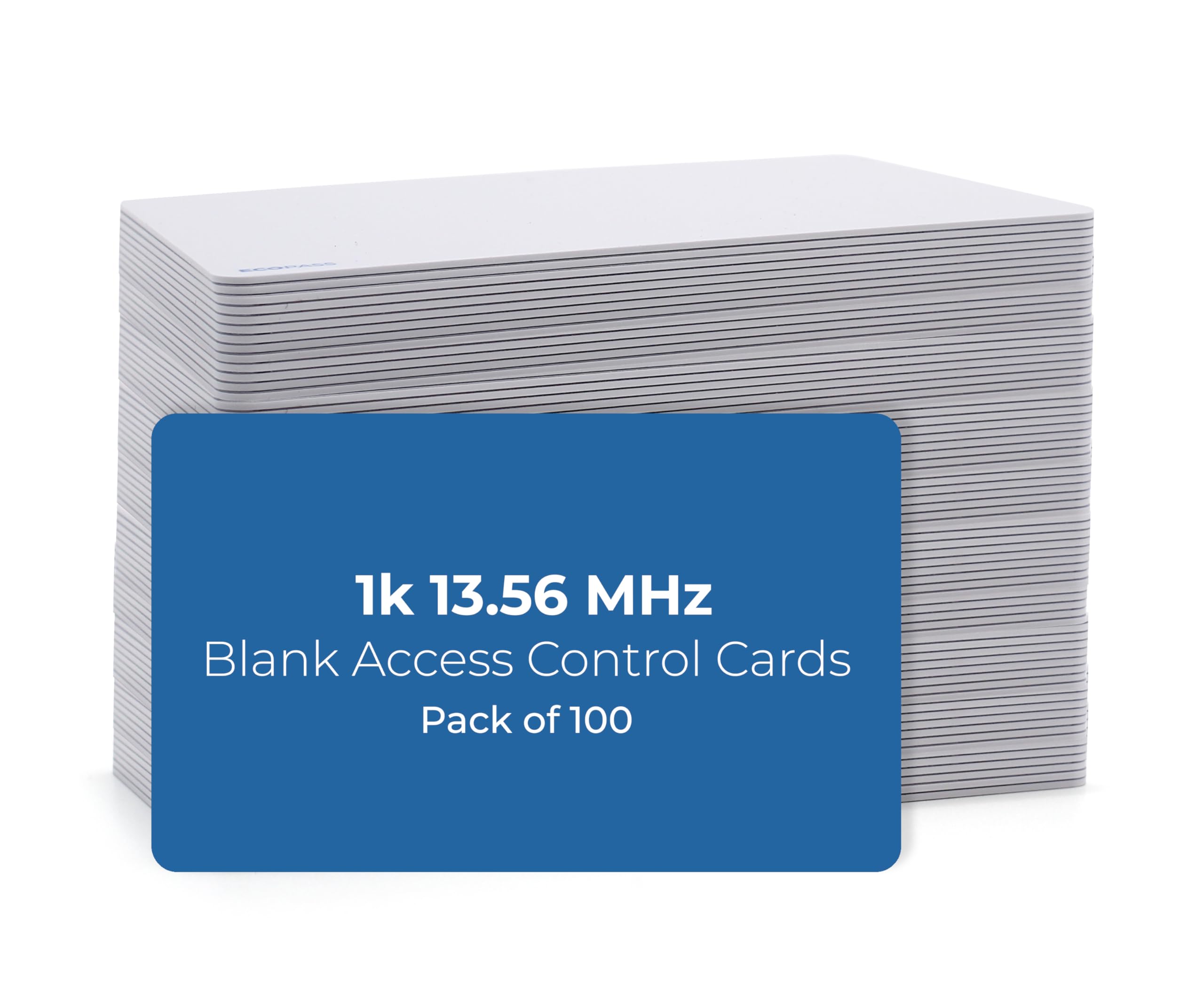 Classic 1K 13.56 MHz Blank Access Control Cards - Pack of 100