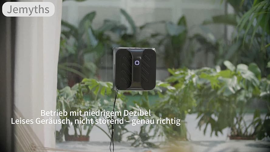 Bild 6 - Fensterputzroboter mit 8000Pa Starke Saugkraft, Elektrischer Fensterroboter mit Intelligenter Pfadplanung, Kantenerkennungsfunktion und 6 Düse, Stabile Funktion für Glatten Oberflächen
