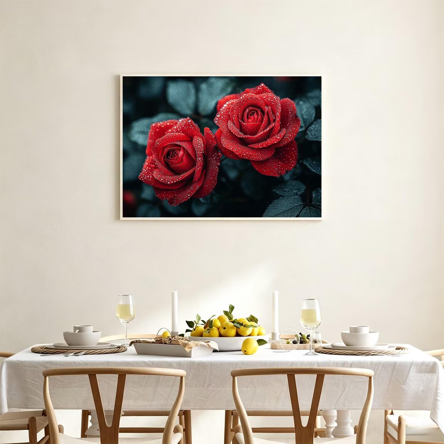 Puzzle dla dorosłych 2000, roślina róża, 99 x 70 cm, n-876