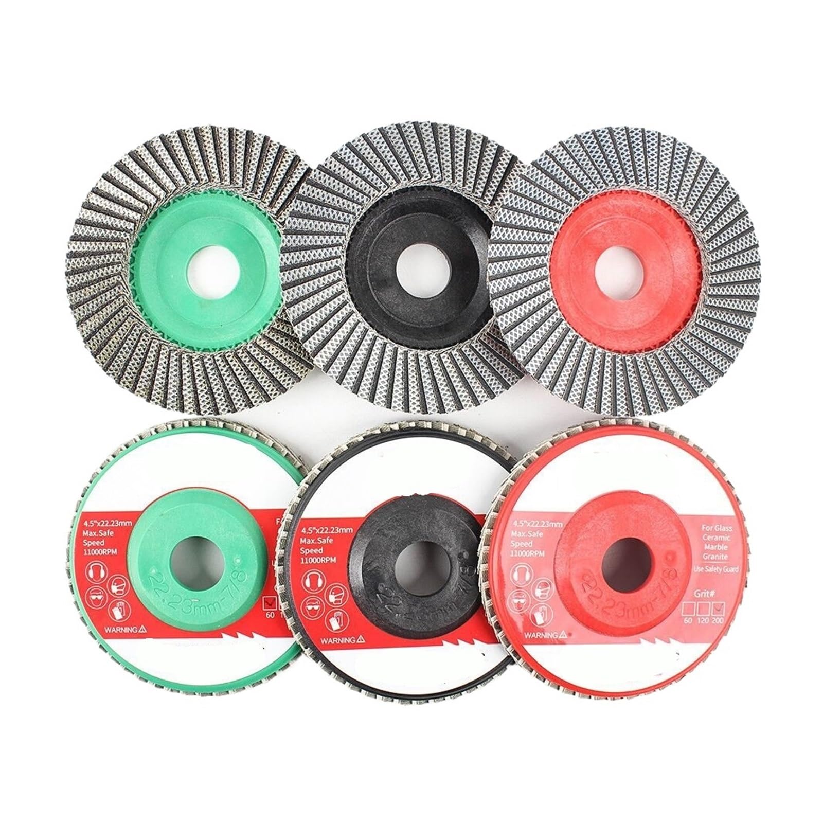 Muela abrasiva abatible de 115 mm/4,5 pulgadas(M)