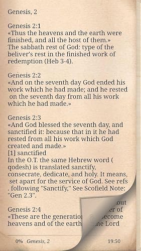 Scofield Study Bible - Reference Notes