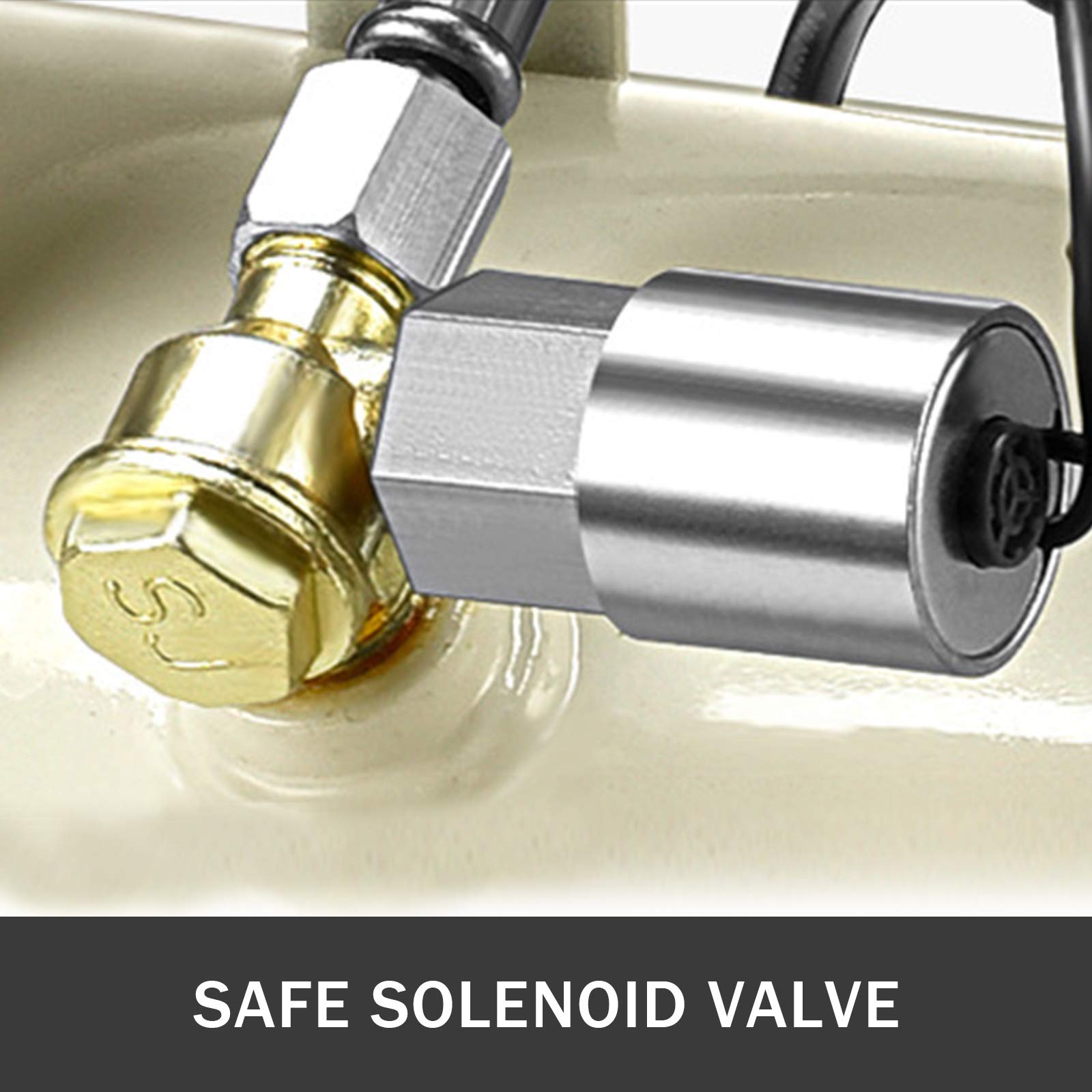 VEVOR Compresor de Aire Libre de Aceite 30L, Compresor Silencioso de Aire Comprimido 850 with 1.1 HP Compresor Vertical 165 L/min Herramienta de Taller para Reparaciones Domiciliarias, Inflamación de