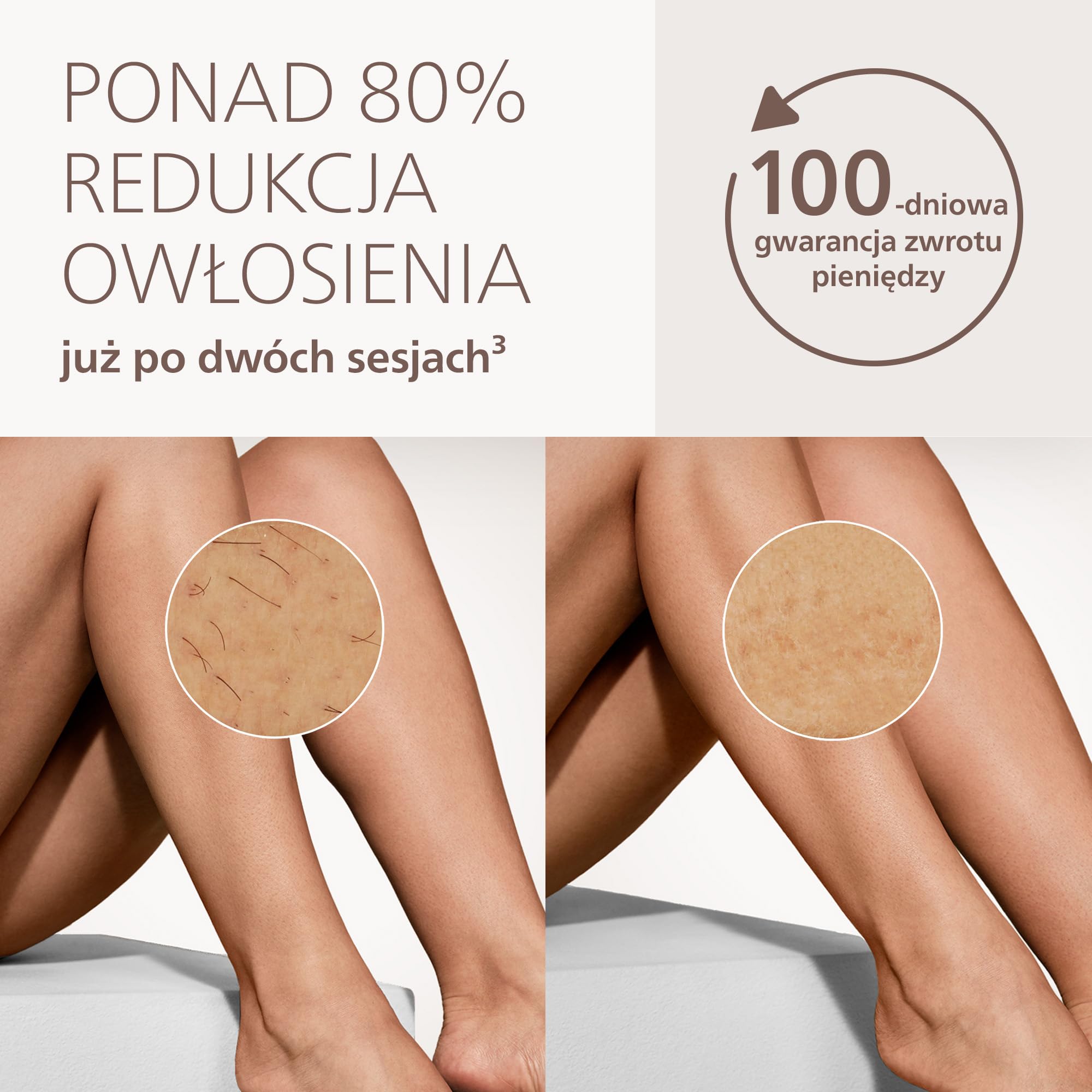 Philips Lumea 9000 IPL – urządzenie do depilacji światłem: długotrwałe efekty, łatwość domowego użytkowania, bezpieczeństwo klasy medycznej, 4 nasadki do ciała, twarzy, okolic bikini i pach BRI981/00
