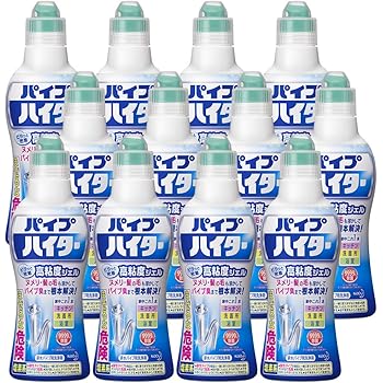 Amazon ケース販売 パイプハイター 排水口 パイプクリーナー 高粘度ジェル 500ml 12個 ハイター ドラッグストア