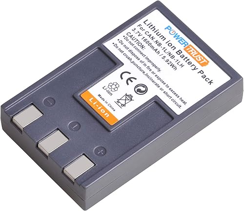 Miniatura 6 de Paquete de 2 baterías NB-1LH NB-1L + cargador USB LED para Canon IXY Digital 200 200a 300 300a 320 400 430 450 500 S200 S230 S330 PowerShot S200