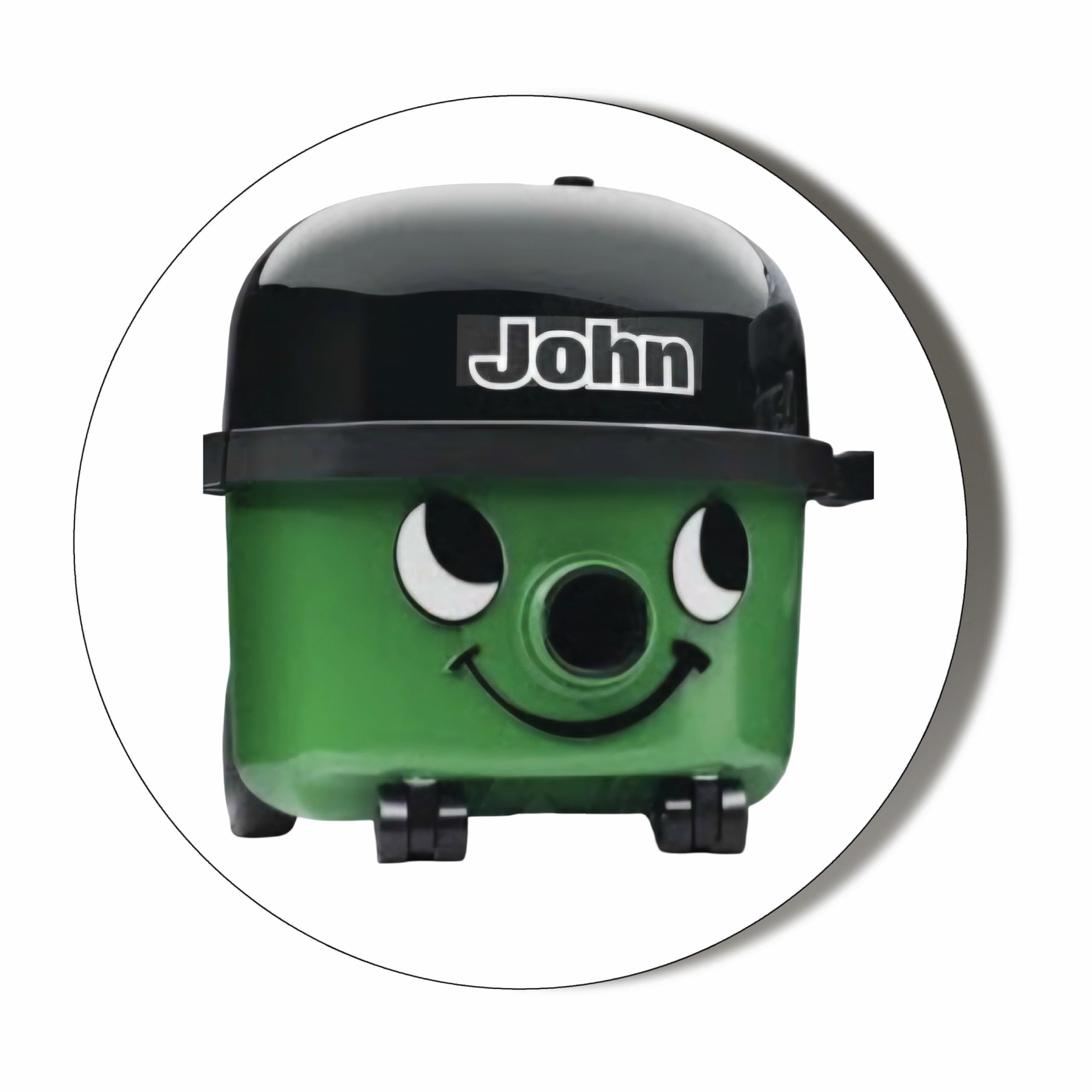 Gift Insanity White Henry Hoover Family John - Small 10 X 56Mm Vinyl Stickers