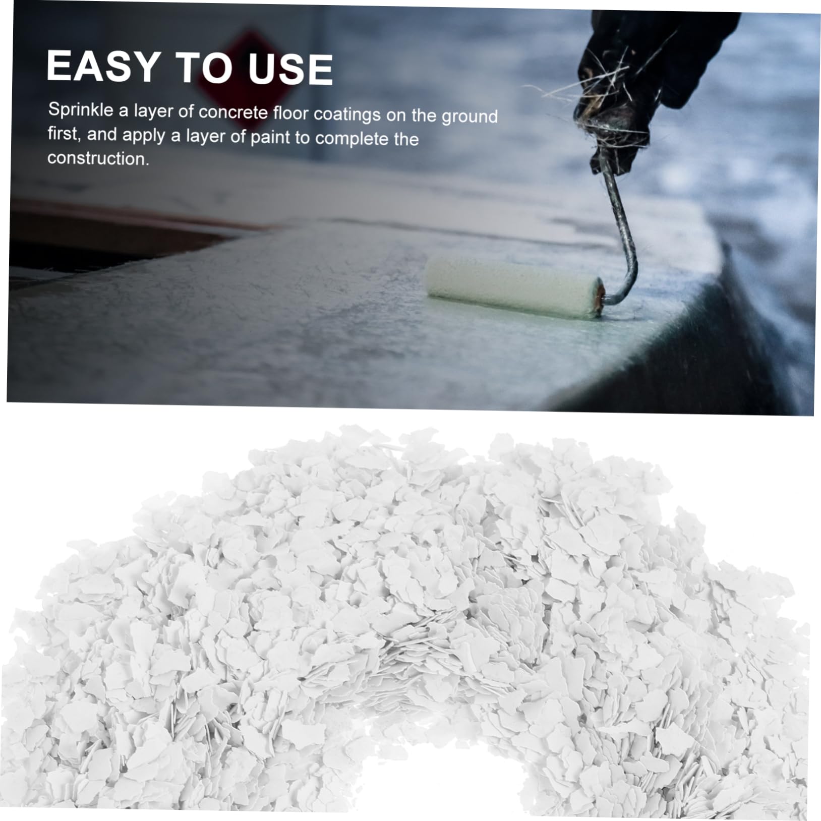 Flocons Décoratifs pour Revêtement de Sol en Époxy, 1kg
