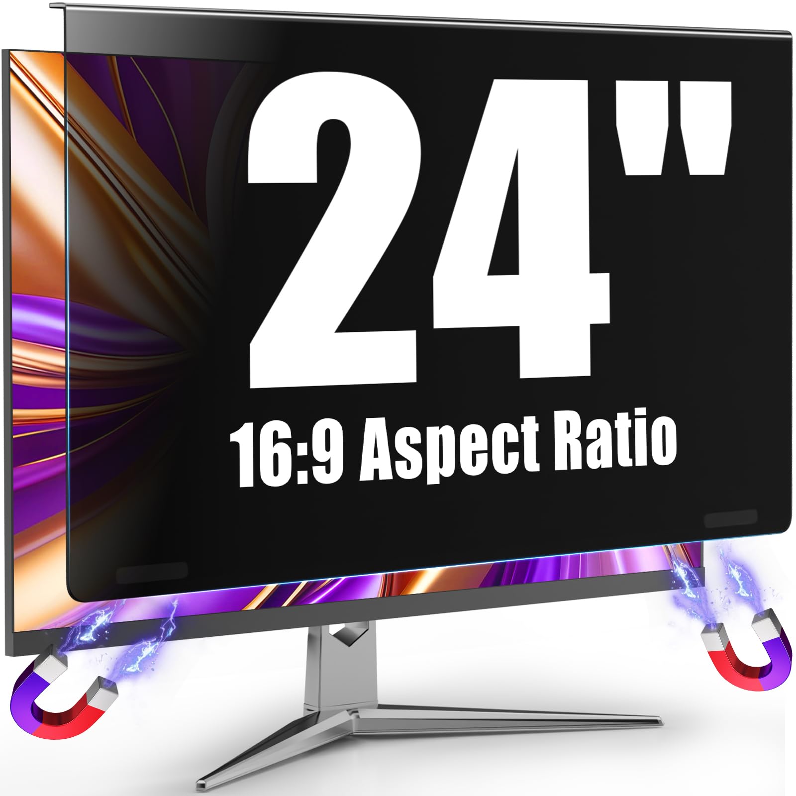 22 inch &amp; 24 inch Hanging Magnetic Computer Privacy Shield