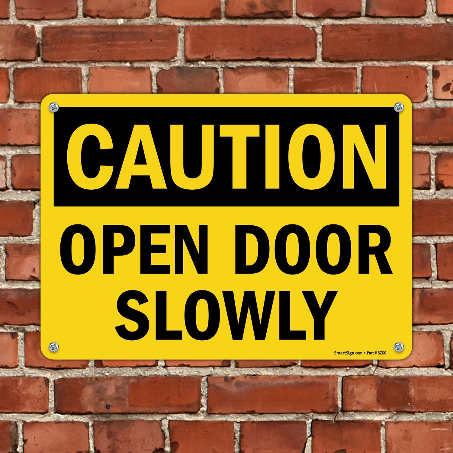 SmartSign "Notice - Employees Only" Bilingual Label | 10" X