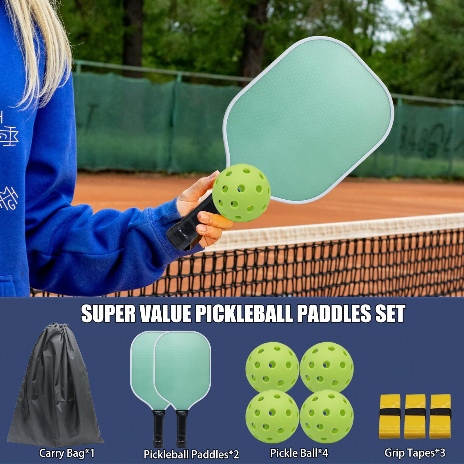 Snapklik.com : Magicorange Pickleball Paddles, USAPA Approved ...