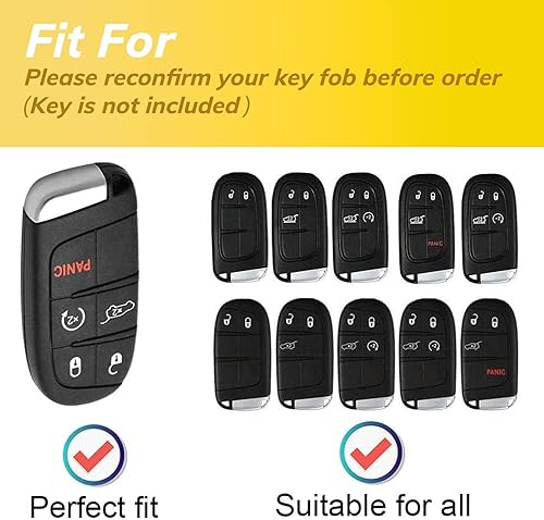 Miniatura 9 de RYE Funda para llavero GMC, funda de TPU suave para llavero de protección completa para GMC Terrain Yukon Acadia Chevrolet Chevy Suburban Tahoe