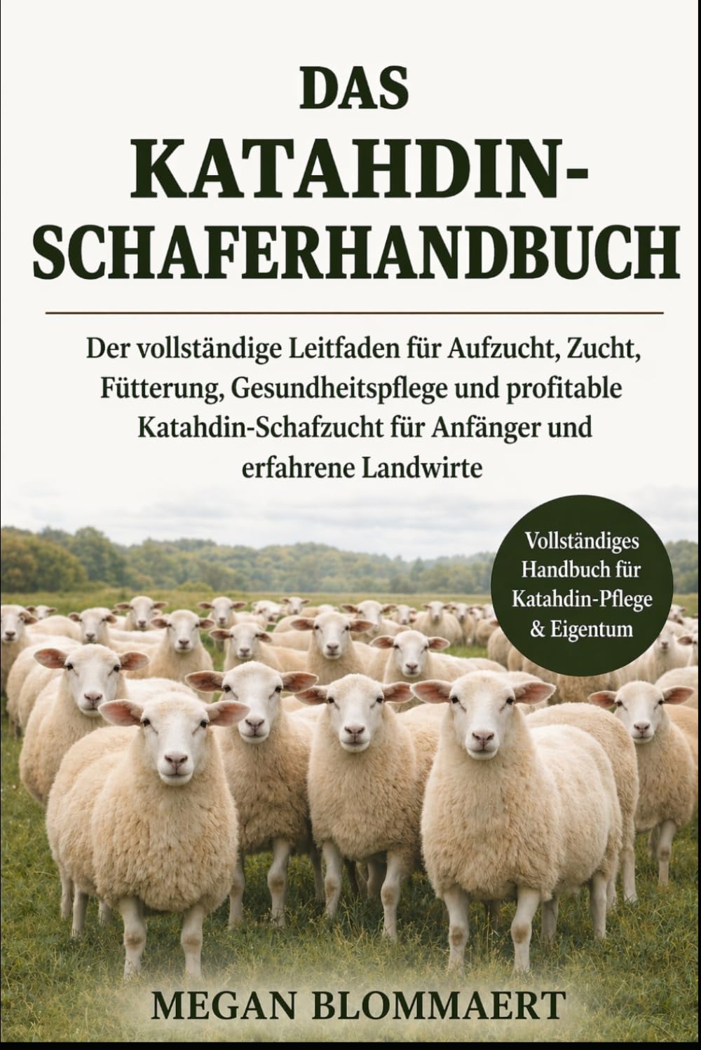 DAS KATAHDIN-SCHAFERHANDBUCH: Der vollständige Leitfaden für Aufzucht, Zucht, Fütterung, Gesundheitspflege und profitable Katahdin-Schafzucht für Anfänger und erfahrene Landwirte