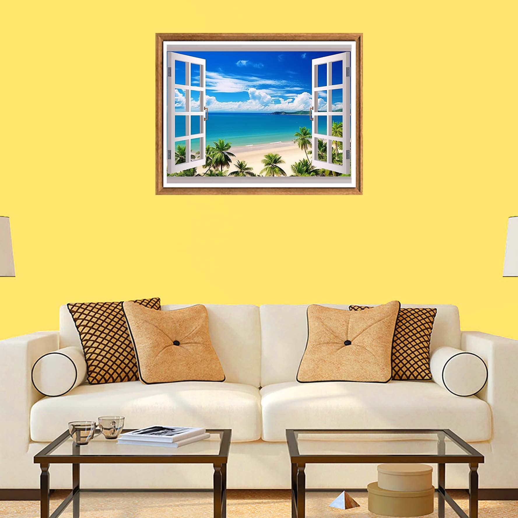 MOGTAA Kit Diamond Painting 5D Per Adulti - Paesaggio 30,5x40,6 Cm, Con Strass Rotondi, Tela Autoadesiva, Strumenti Inclusi, Per Principianti
